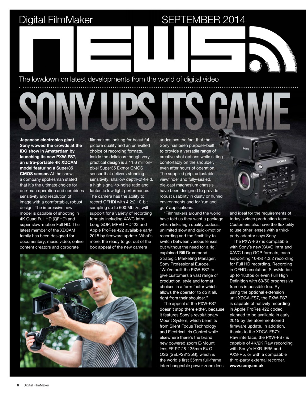 Digital FilmMaker Preview Pages