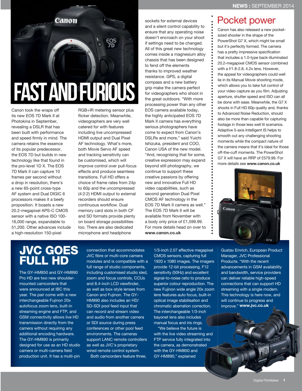 Digital FilmMaker Preview Pages