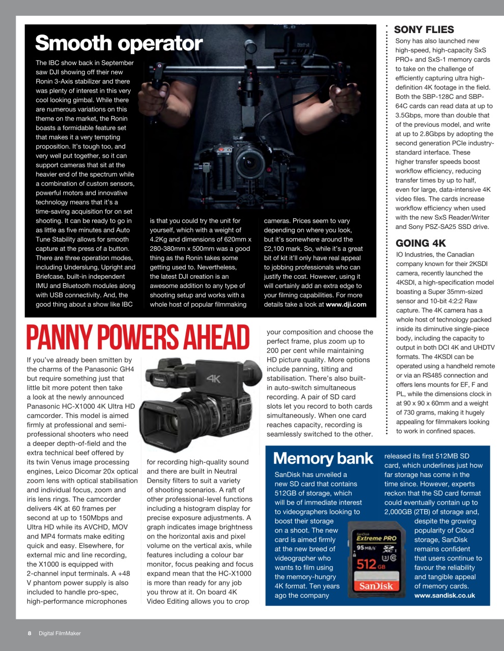 Digital FilmMaker Preview Pages