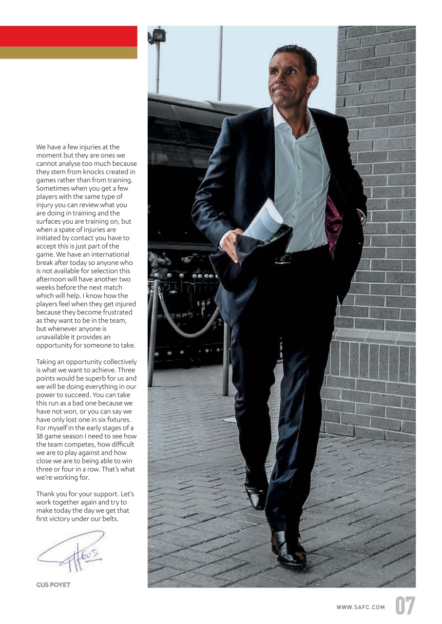 Sunderland FC Preview Pages