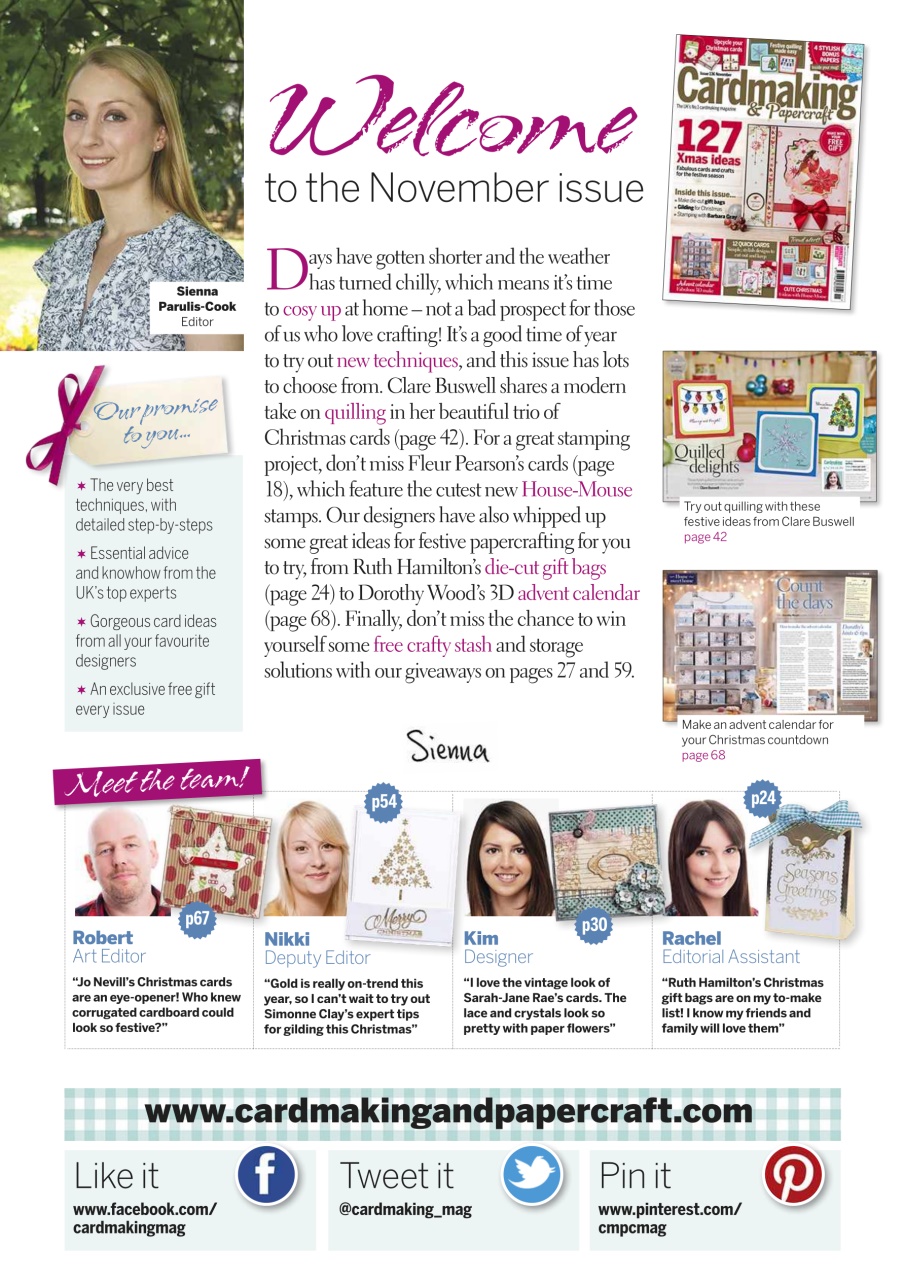 Cardmaking & Papercraft Preview Pages