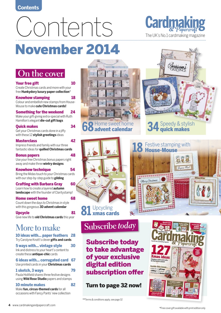 Cardmaking & Papercraft Preview Pages