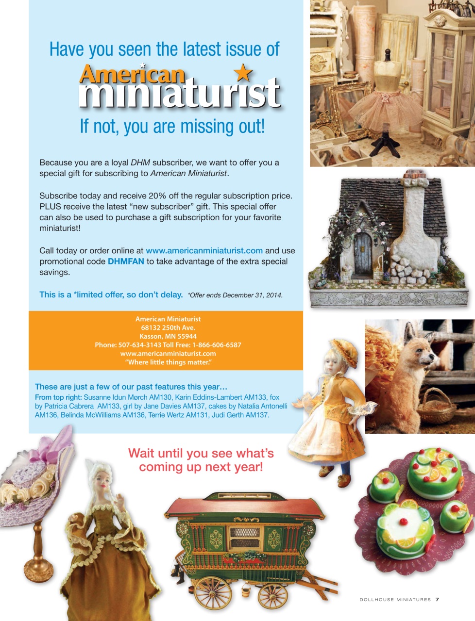 Dollhouse Miniatures Preview Pages