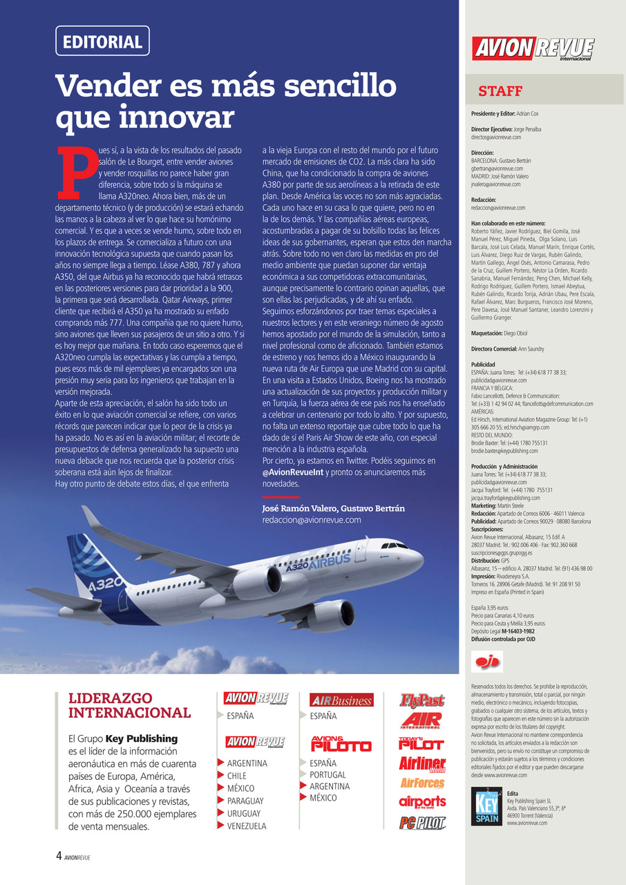 Avion Revue Internacional Preview Pages