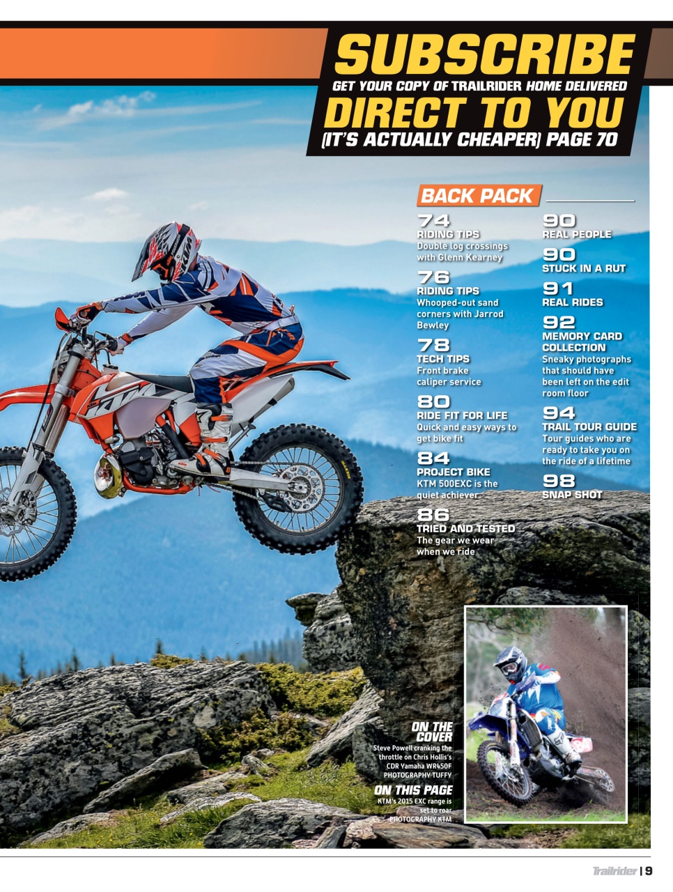 Trailrider Preview Pages