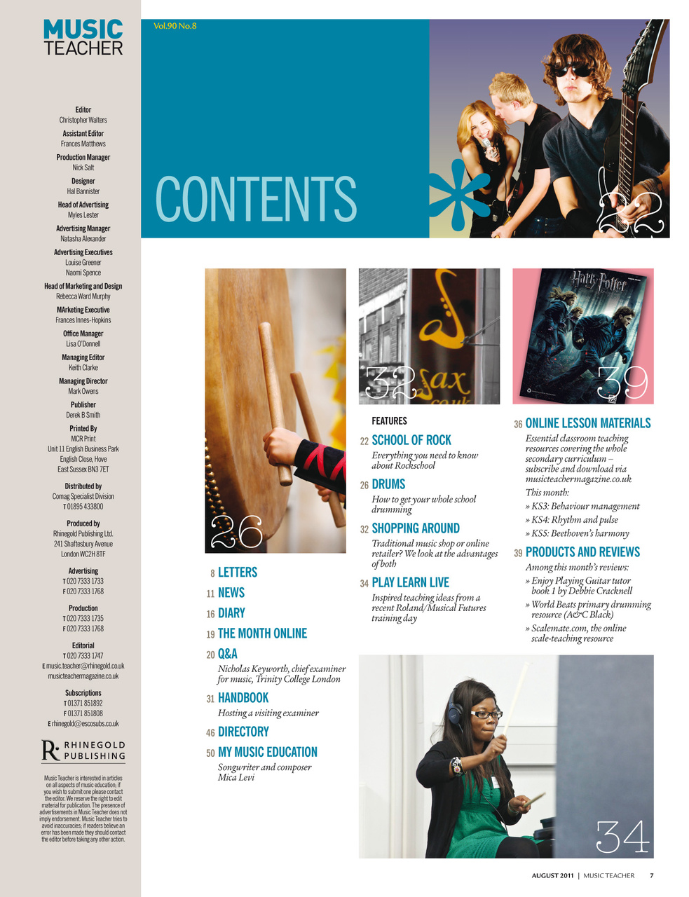 Music Teacher Preview Pages