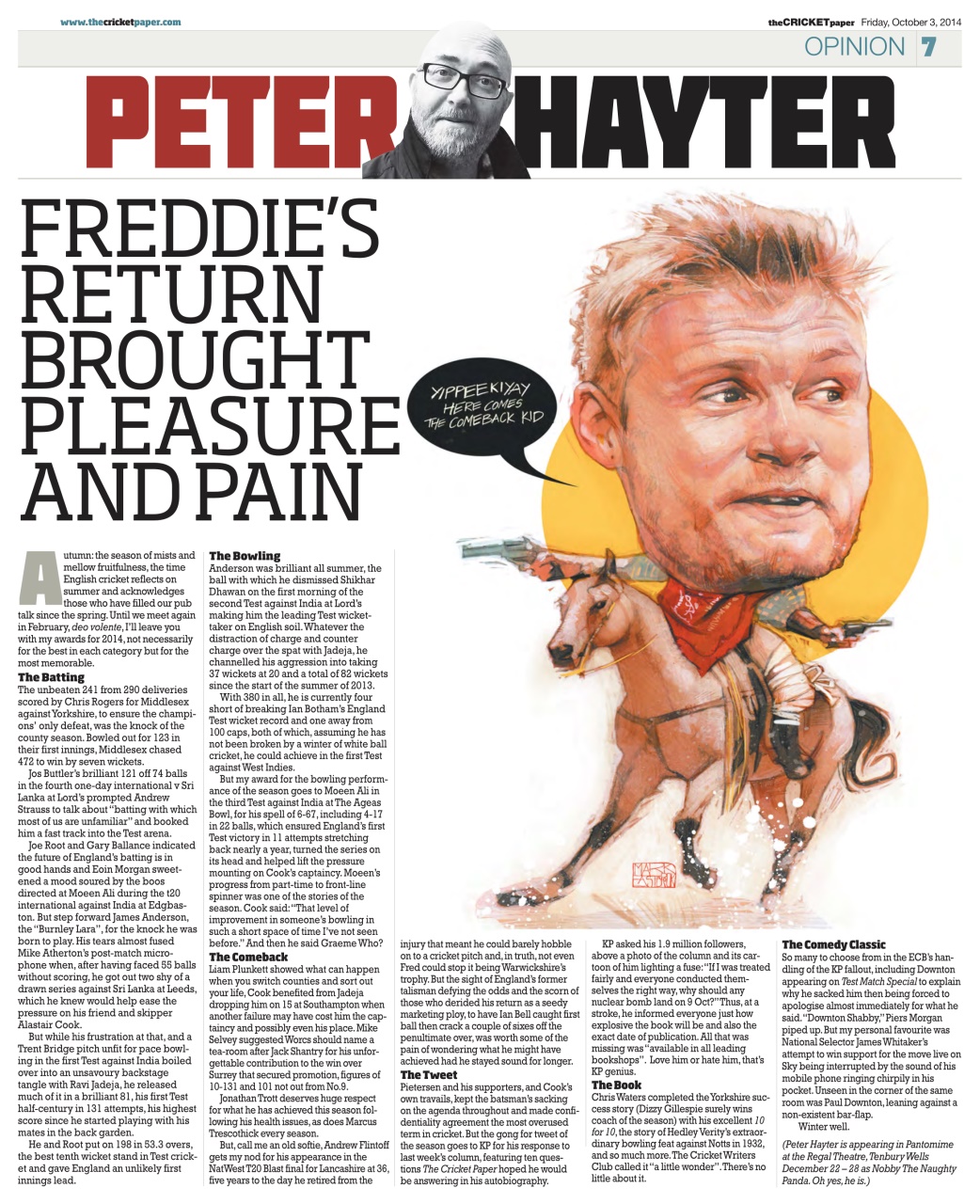 The Cricket Paper Preview Pages