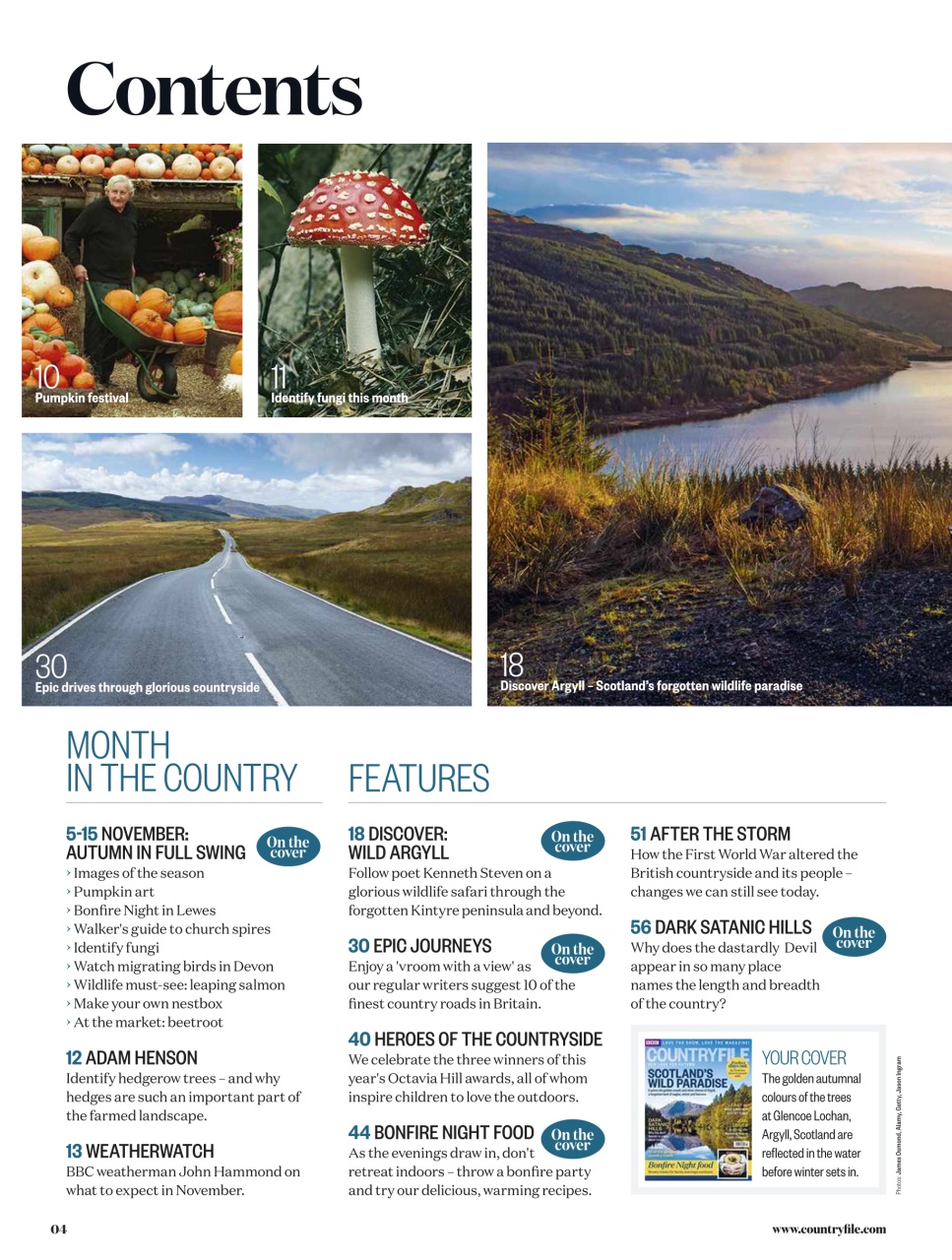 BBC Countryfile Magazine Preview Pages