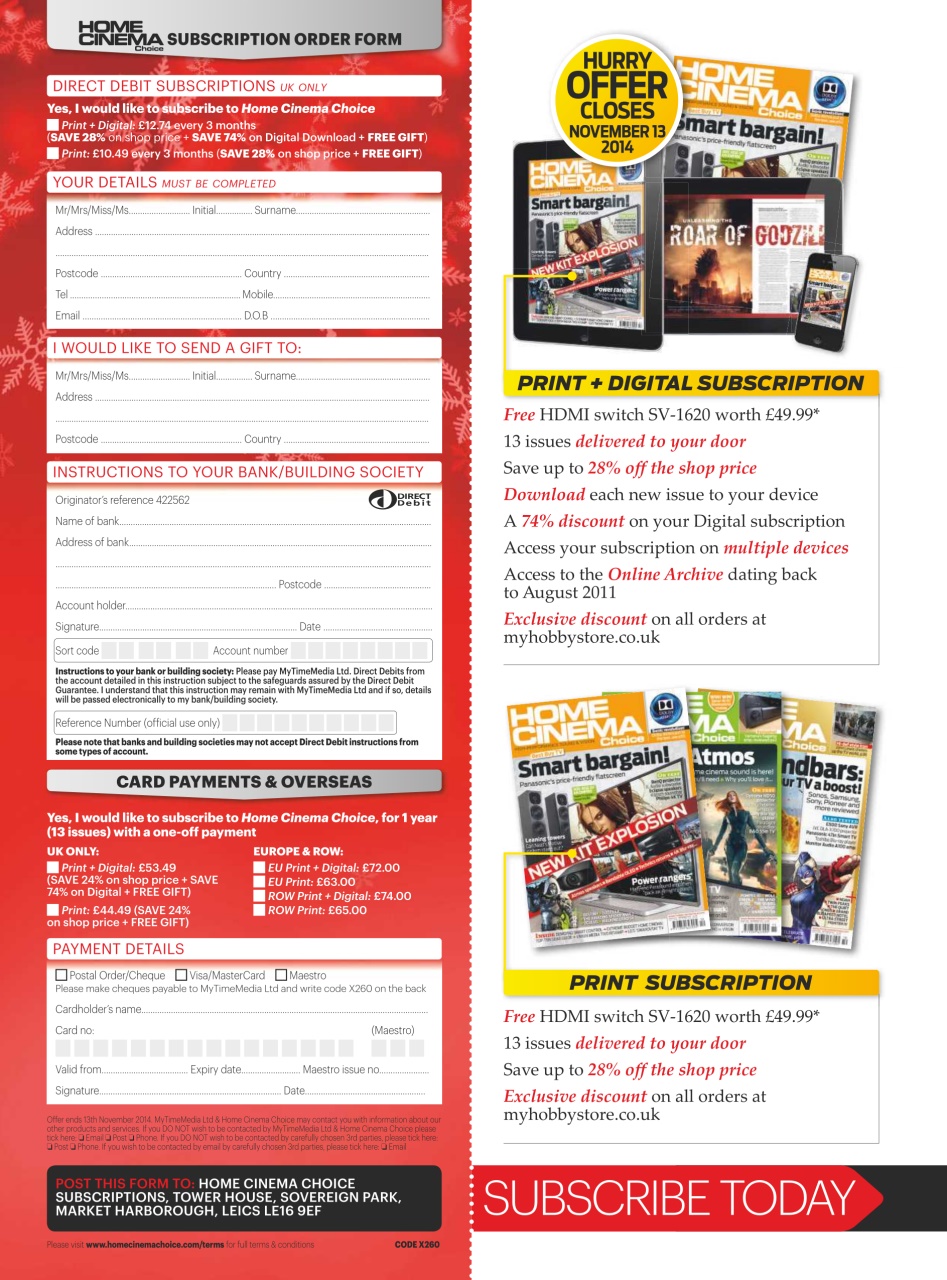 Home Cinema Choice Preview Pages