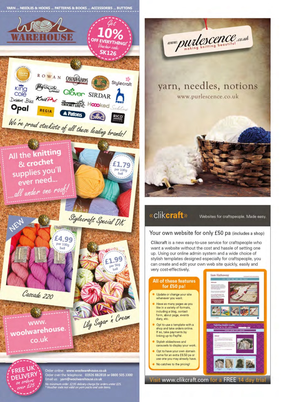 Simply Knitting Preview Pages