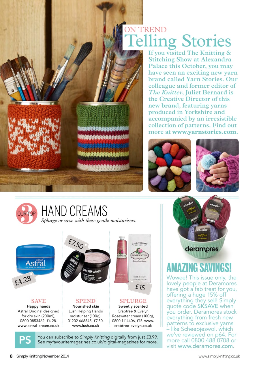 Simply Knitting Preview Pages