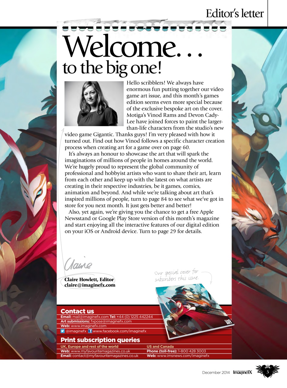 ImagineFX Preview Pages