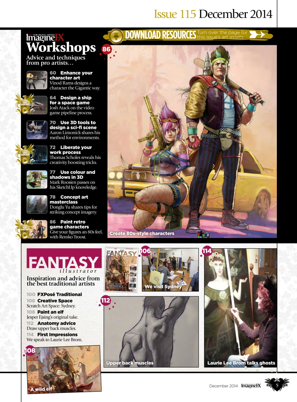 ImagineFX Preview Pages