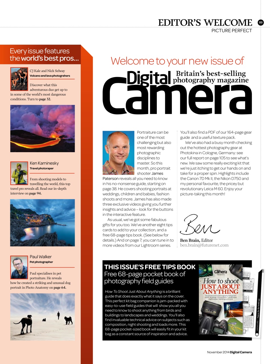 Digital Camera Magazine Preview Pages