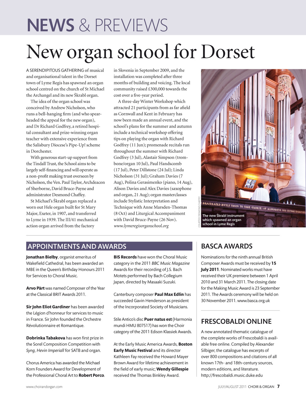 Choir & Organ Preview Pages