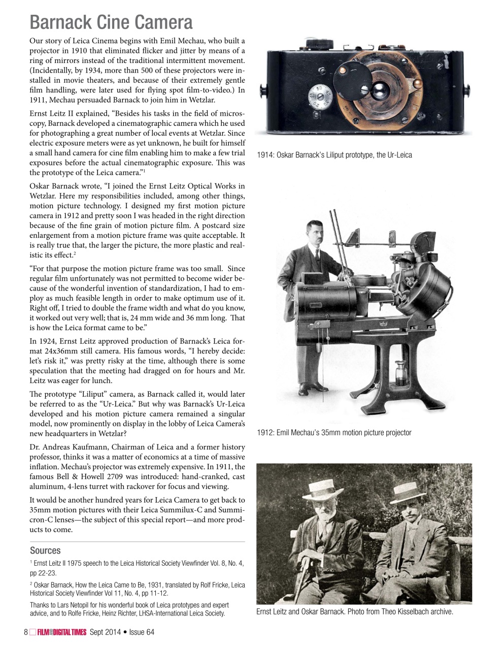 Film and Digital Times Preview Pages