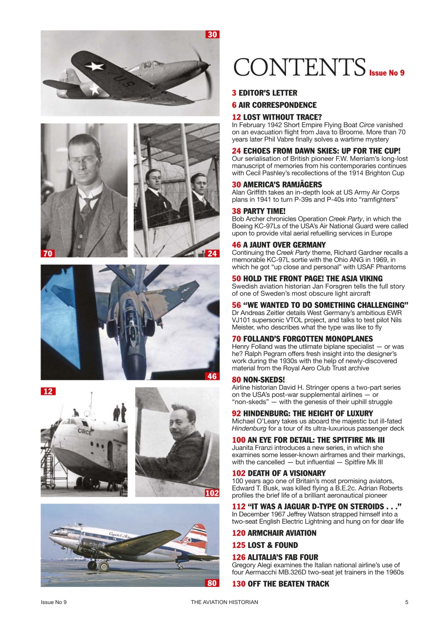 The Aviation Historian Magazine Preview Pages