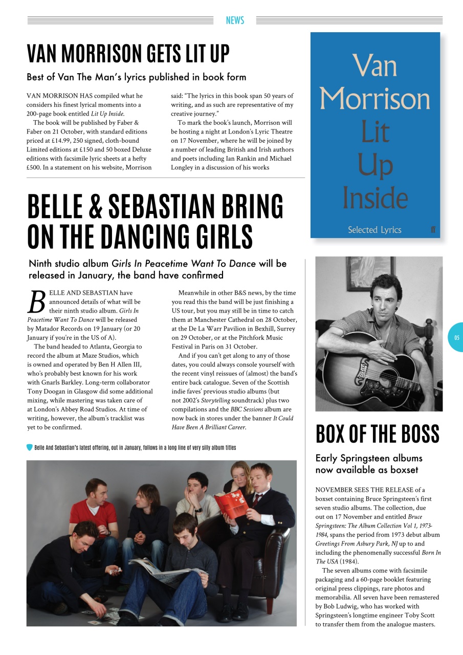 Songwriting Magazine Preview Pages