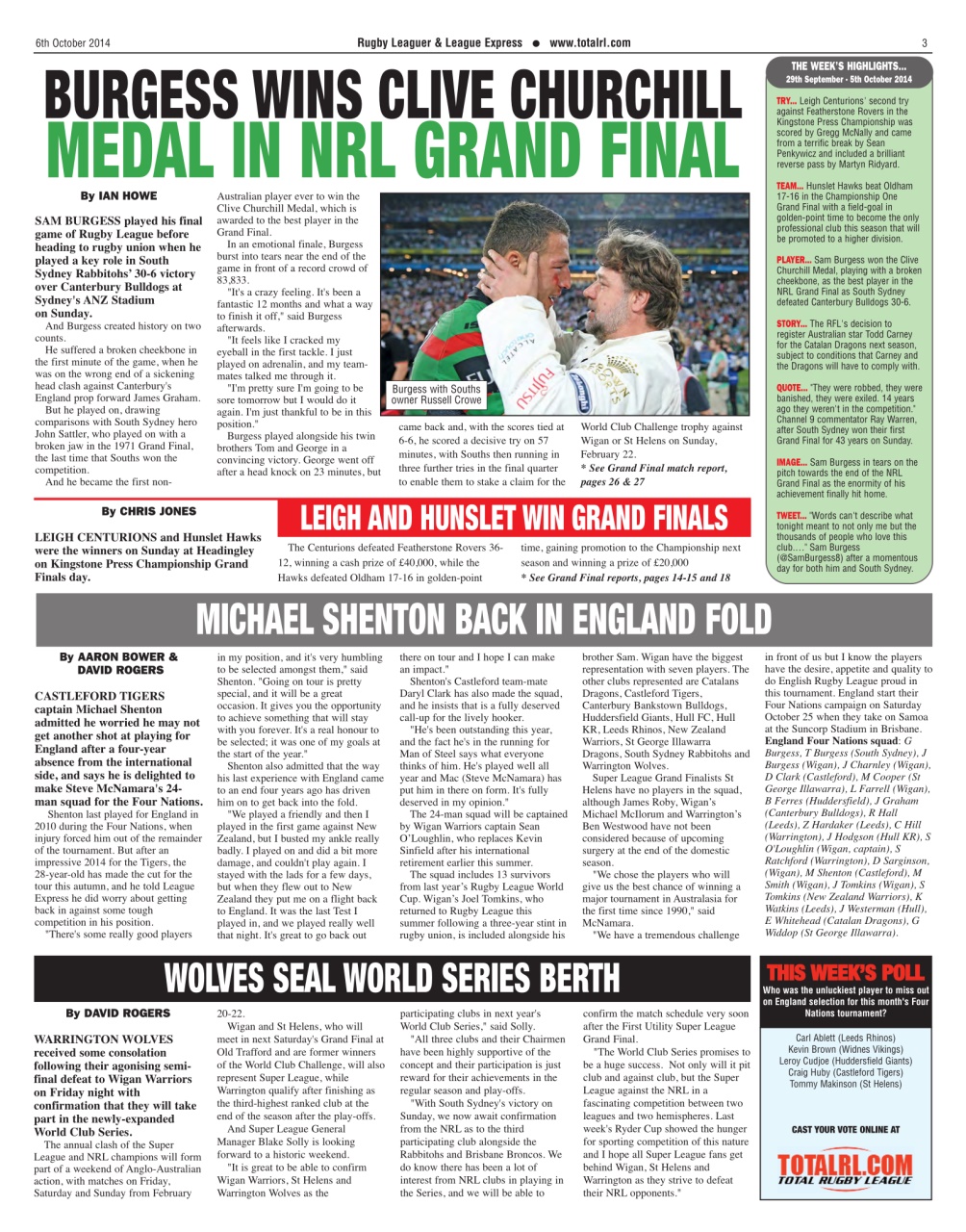 League Express Preview Pages