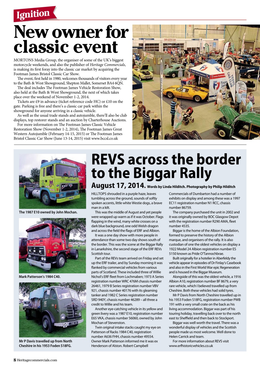Heritage Commercials Magazine Preview Pages