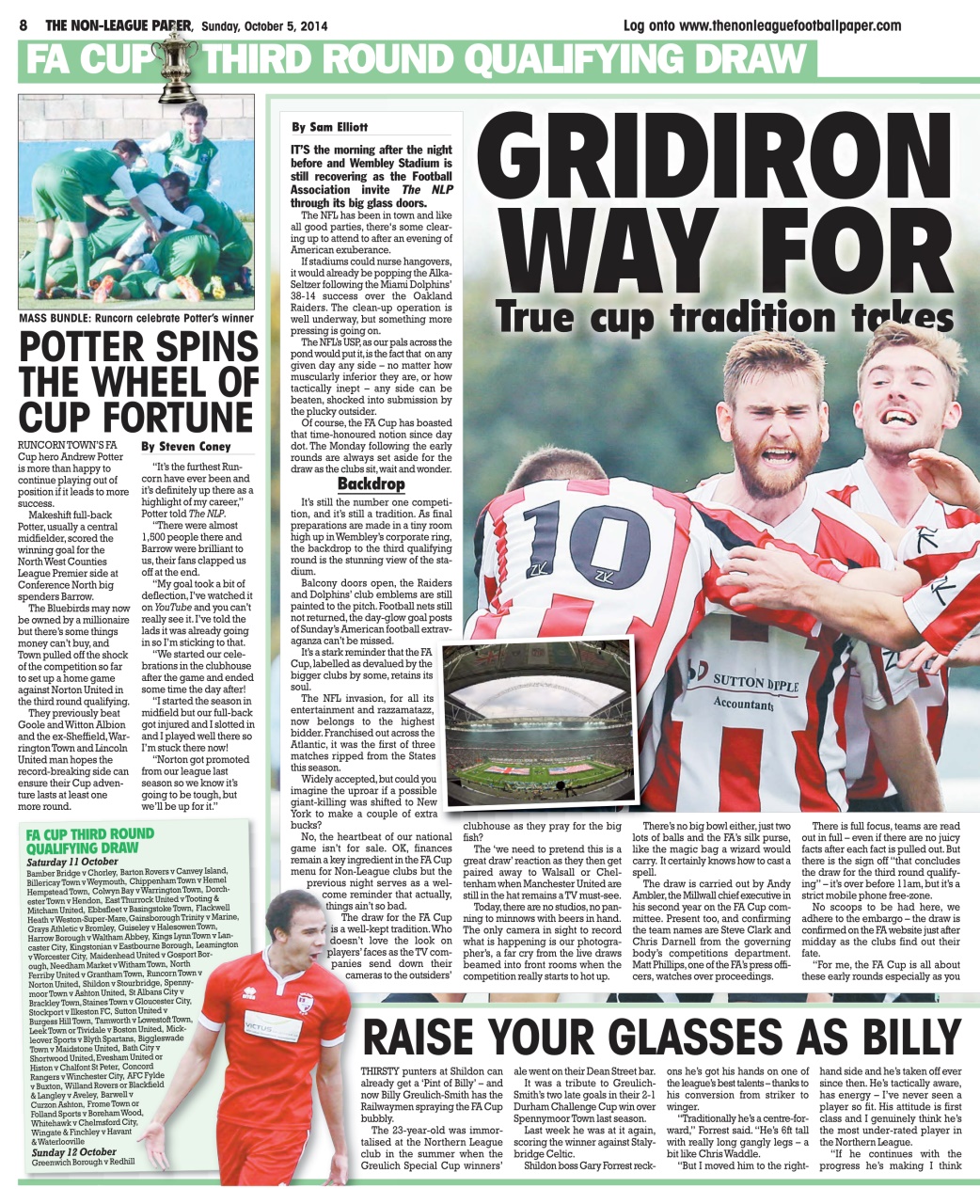 The Non-League Football Paper Preview Pages