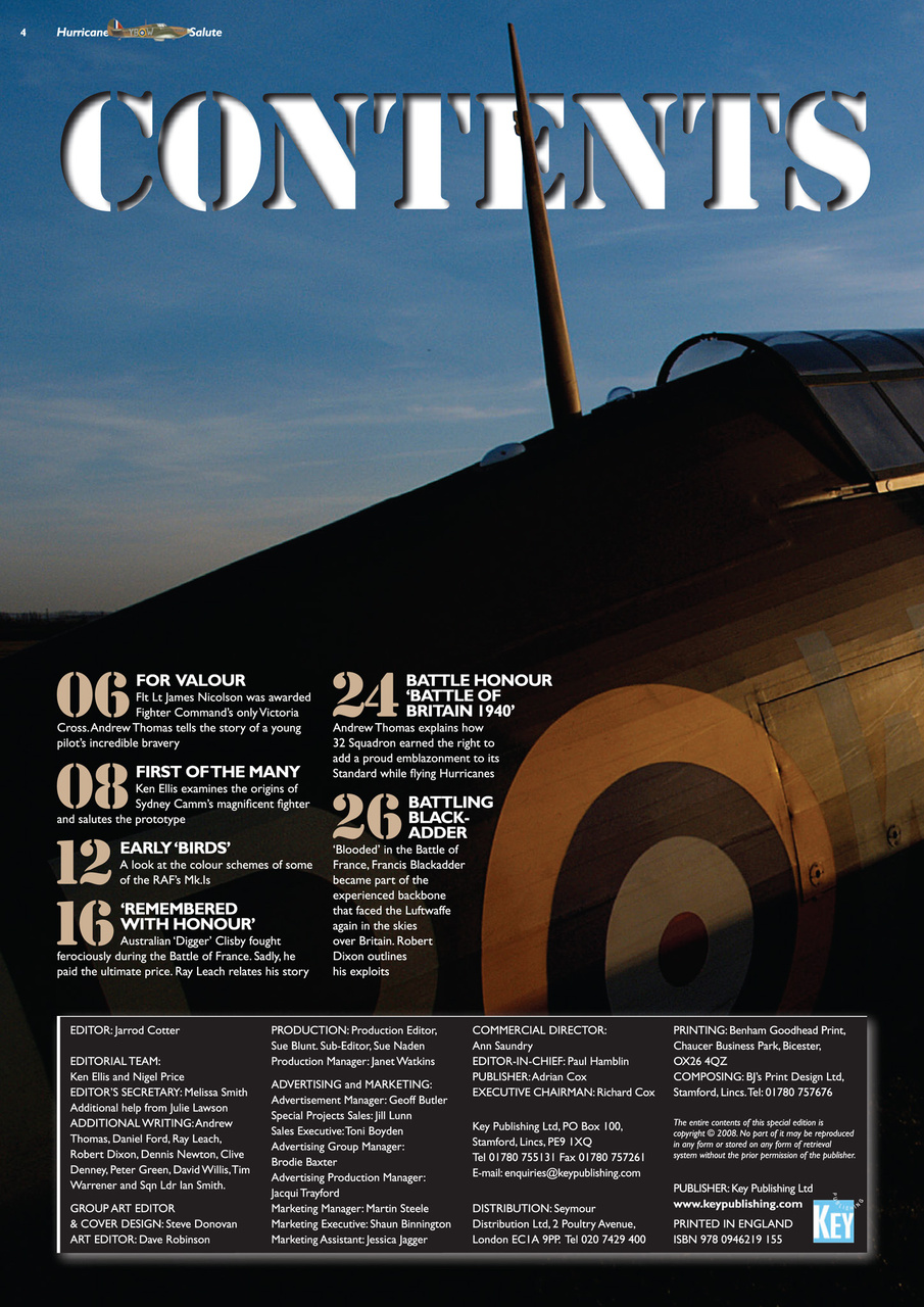 Hurricane Salute Preview Pages