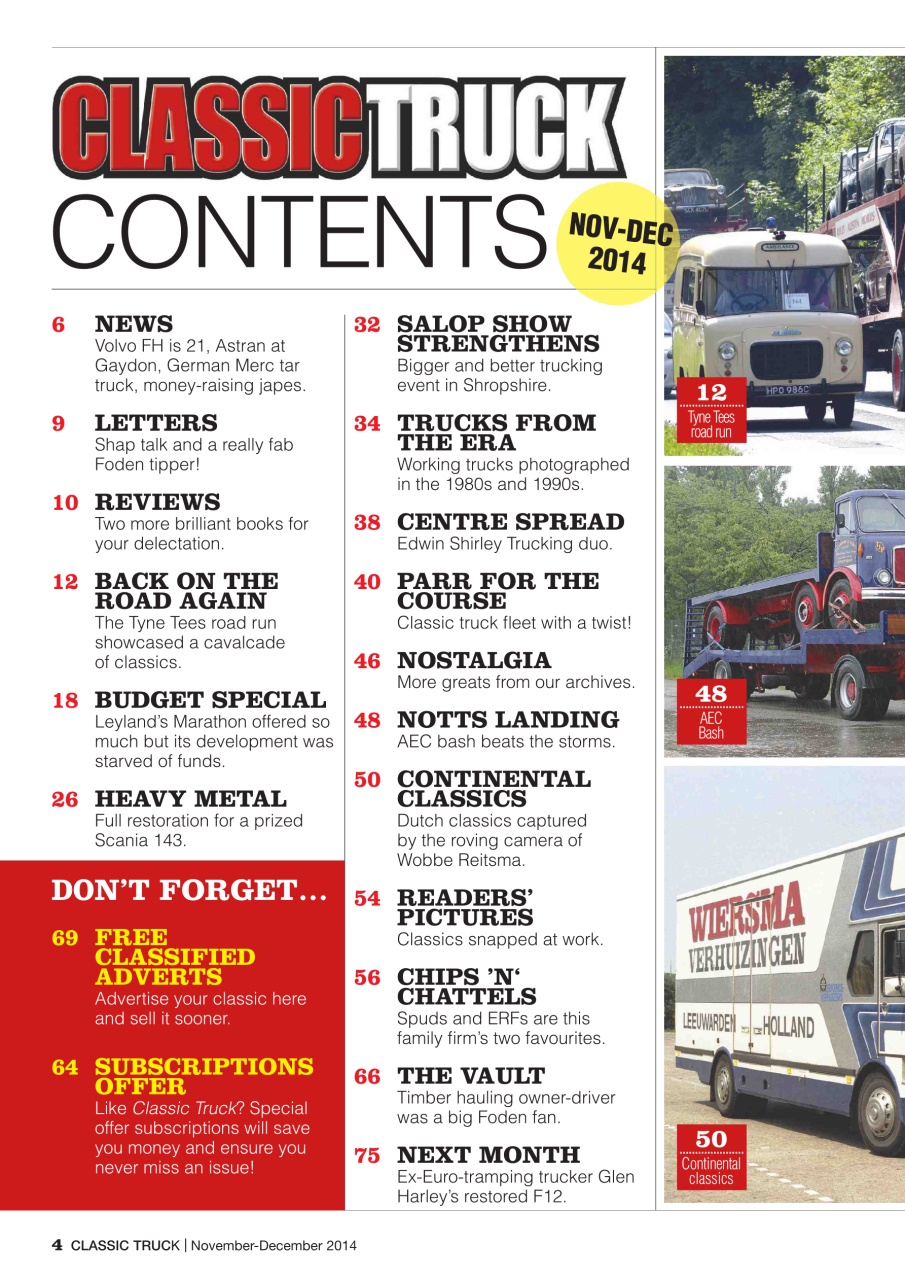 Classic Truck (OLD) Preview Pages