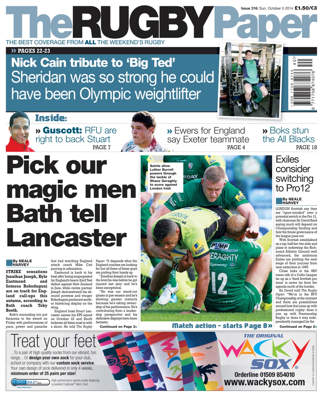 The Rugby Paper Preview Pages