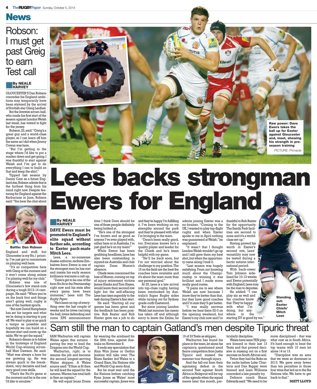 The Rugby Paper Preview Pages
