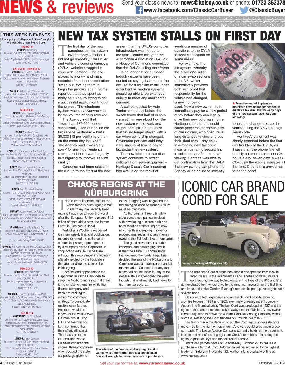 Classic Car Buyer Preview Pages