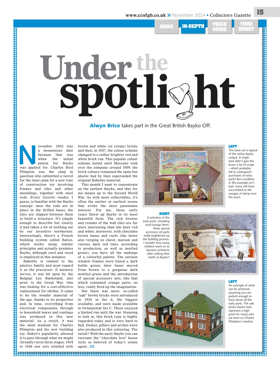 Collectors Gazette Preview Pages