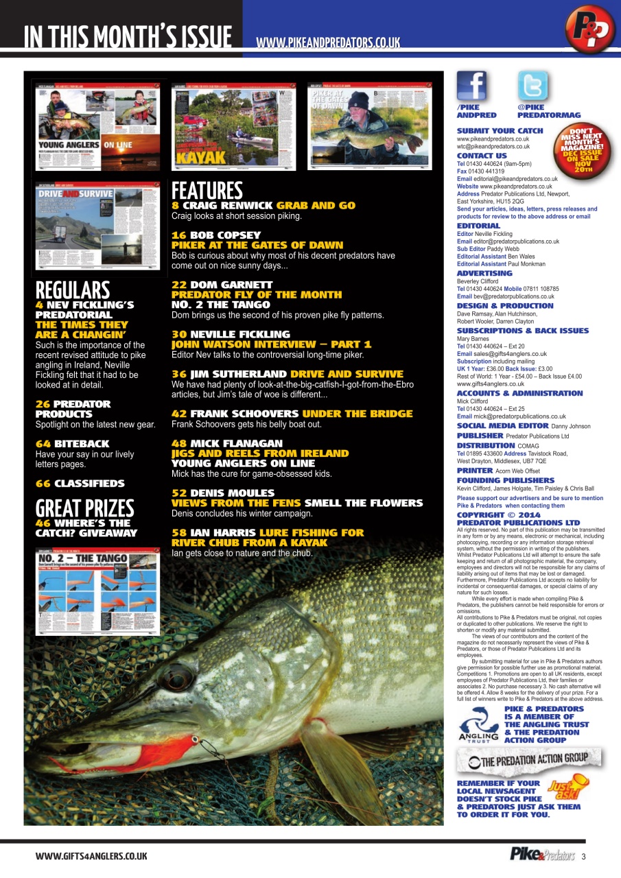 Pike & Predators Preview Pages