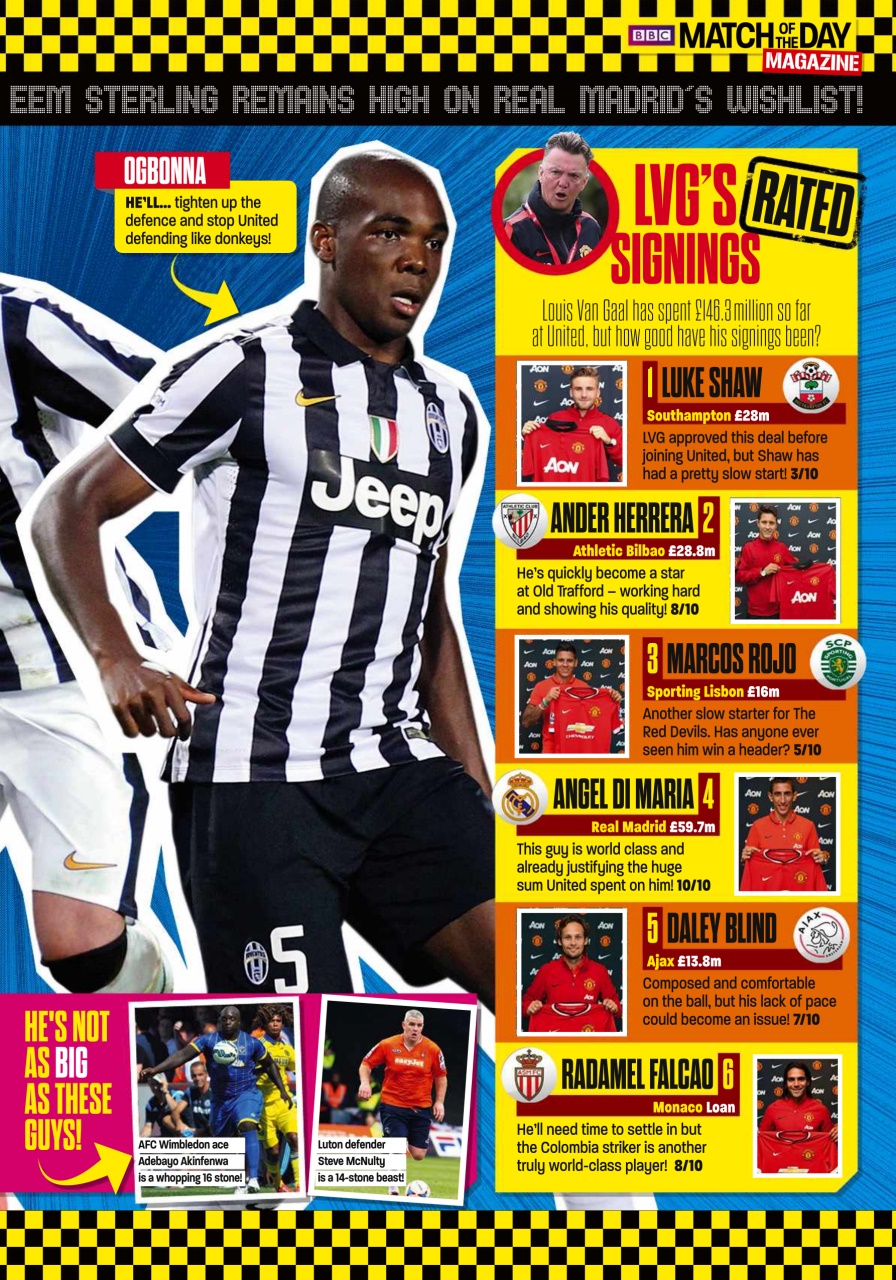 Match of the Day Preview Pages