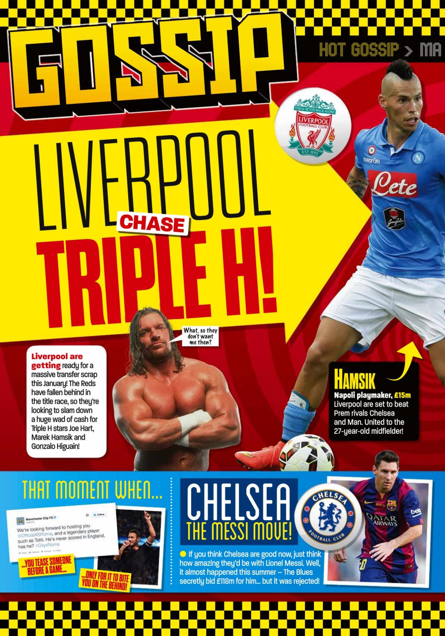 Match of the Day Preview Pages