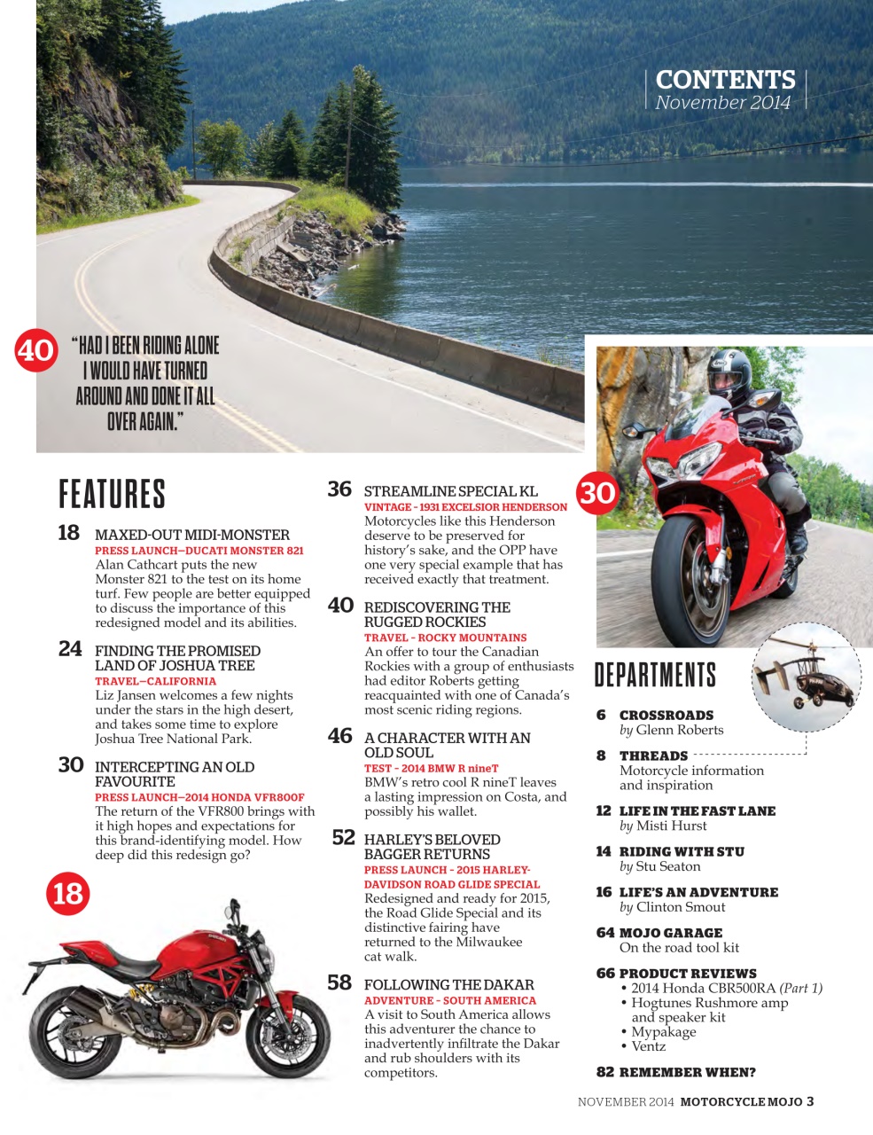 Motorcycle Mojo Preview Pages