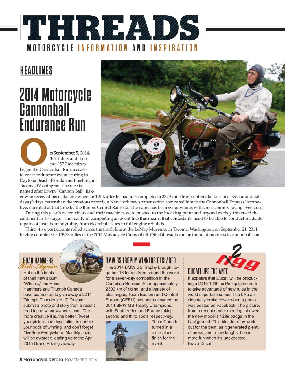 Motorcycle Mojo Preview Pages