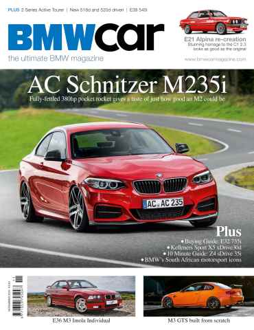 Total BMW issue November 14