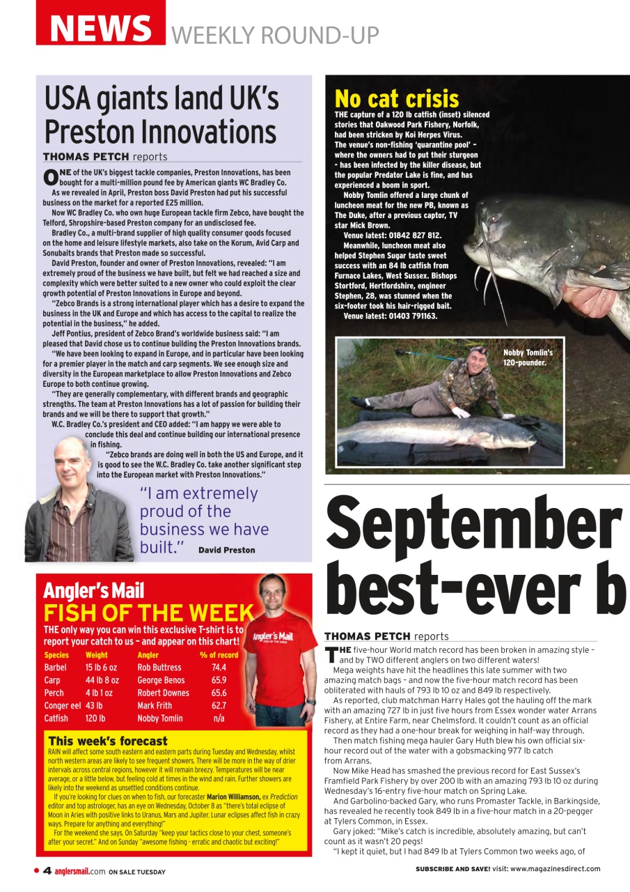 Anglers Mail Preview Pages