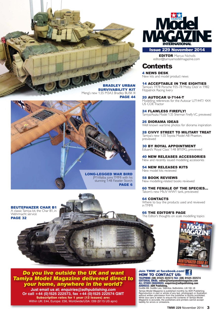 Tamiya Model Magazine Preview Pages