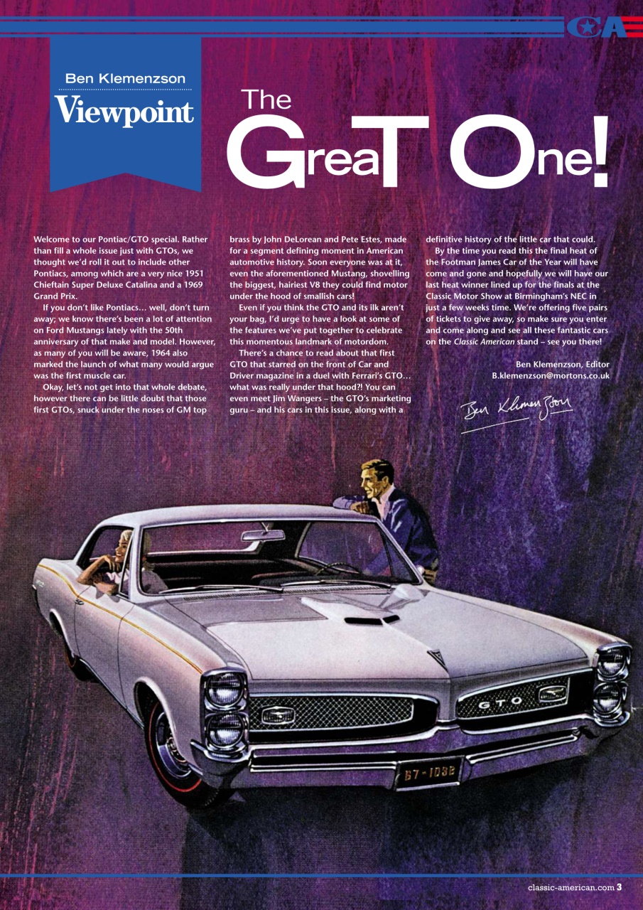 Classic American Magazine Preview Pages