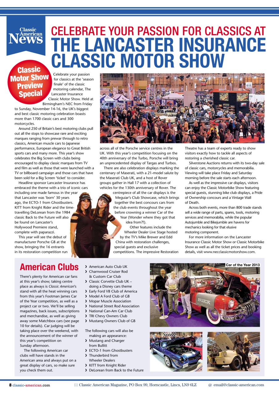Classic American Magazine Preview Pages