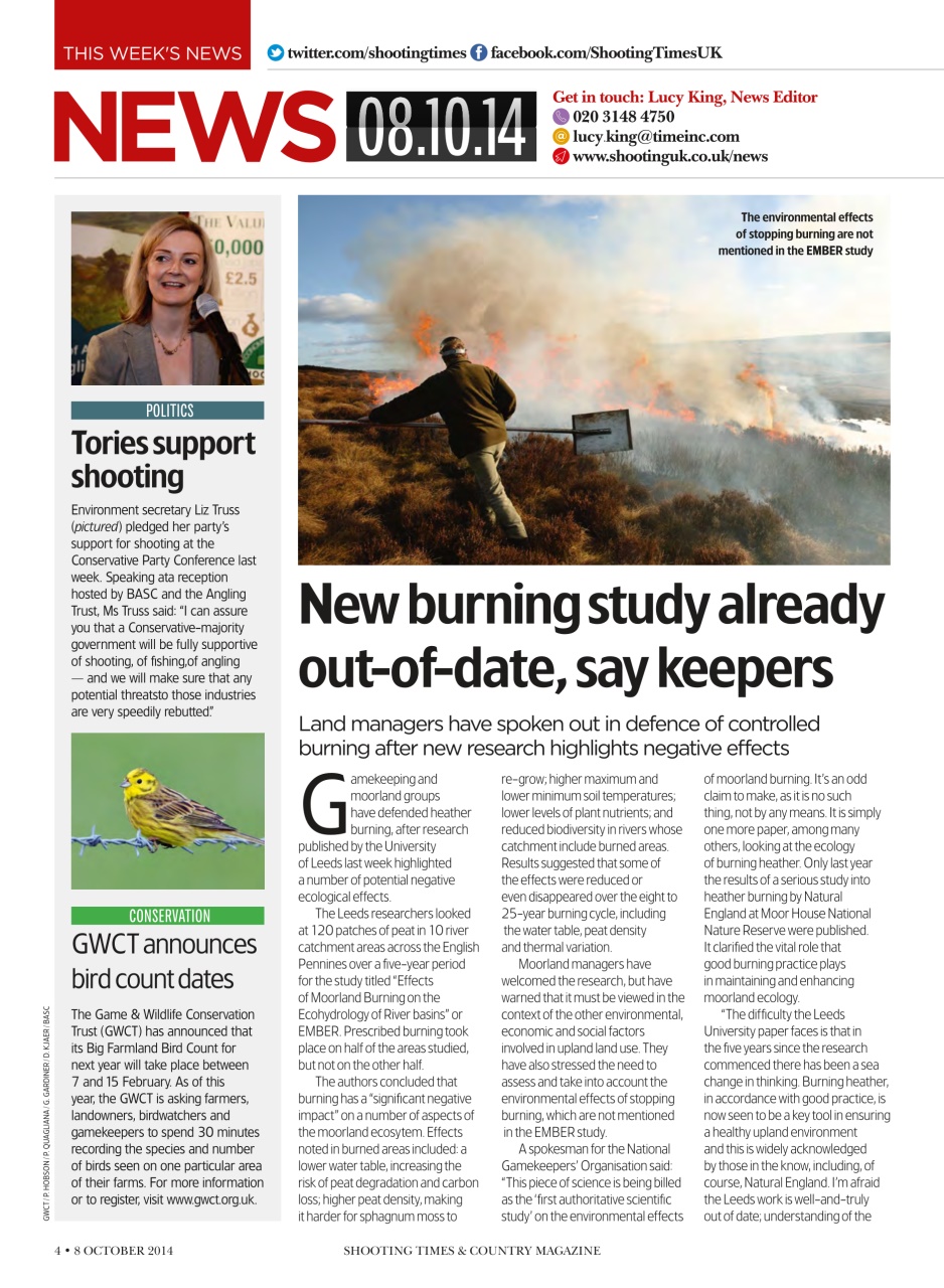 Shooting Times & Country Preview Pages