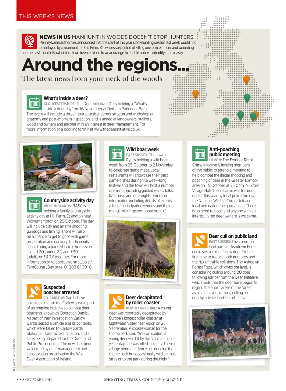 Shooting Times & Country Preview Pages