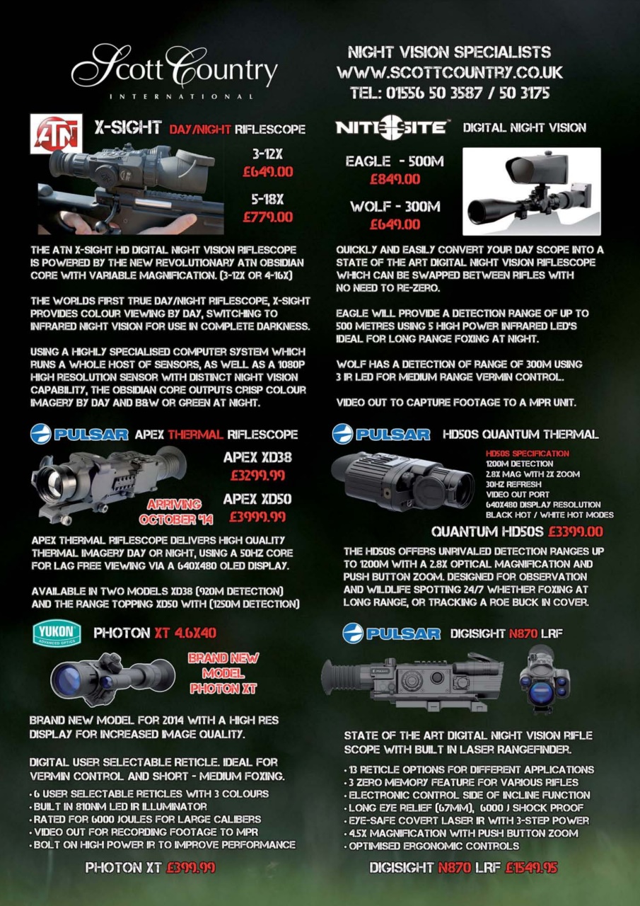 Sporting Rifle Preview Pages