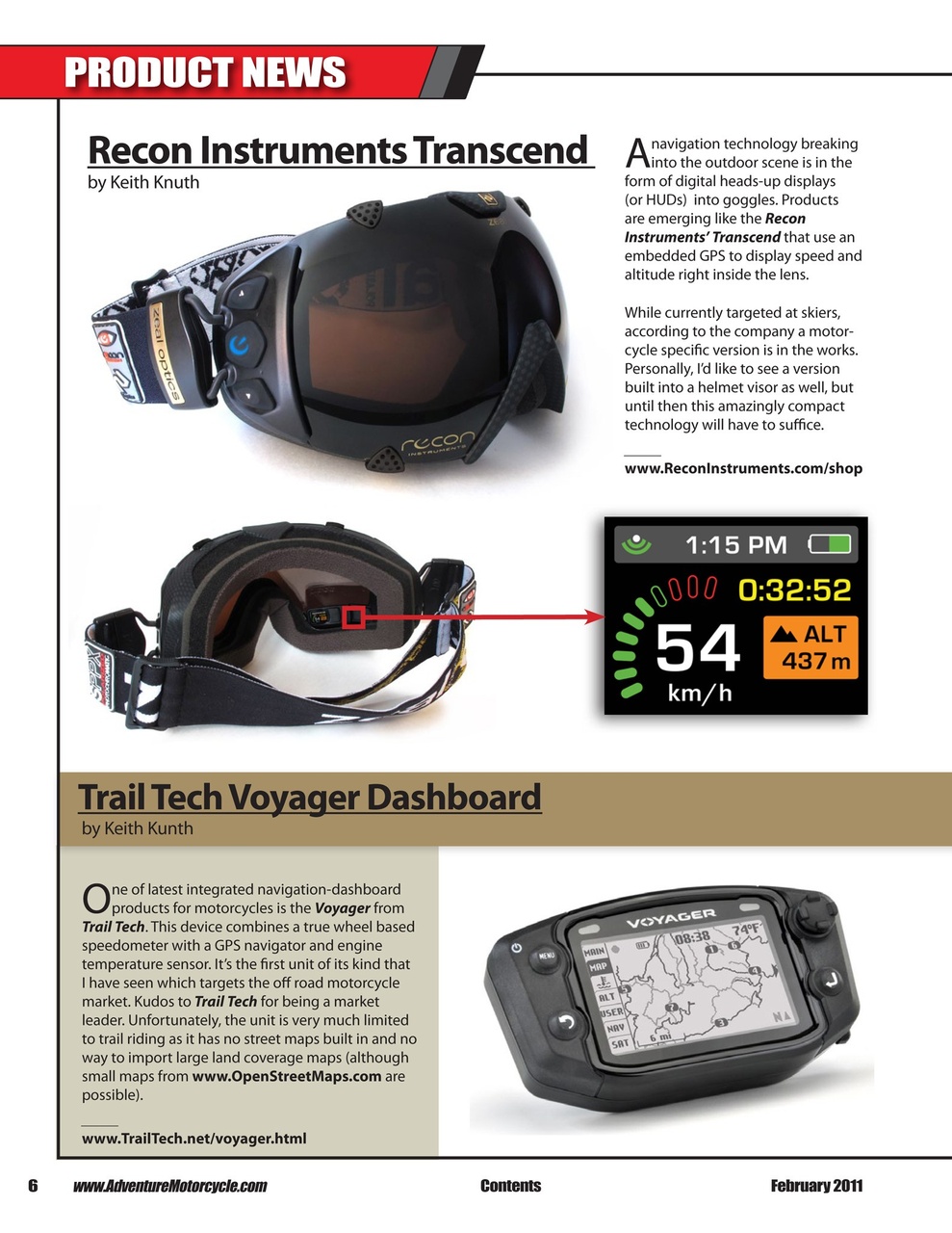 Adventure Motorcycle Preview Pages