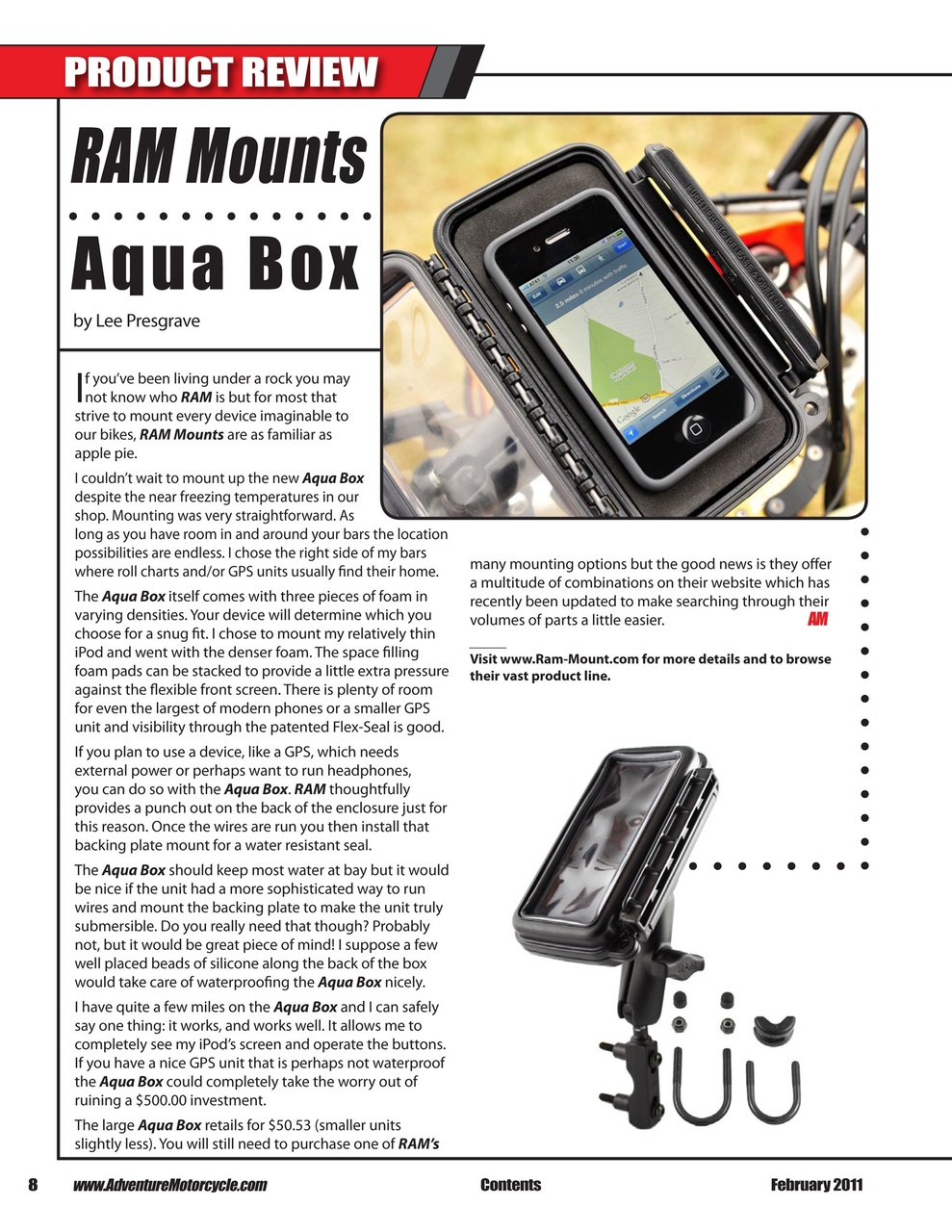 Adventure Motorcycle Preview Pages