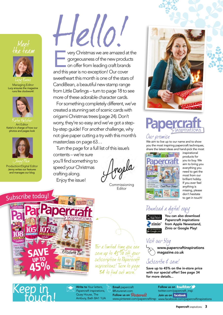 Papercraft Inspirations Preview Pages