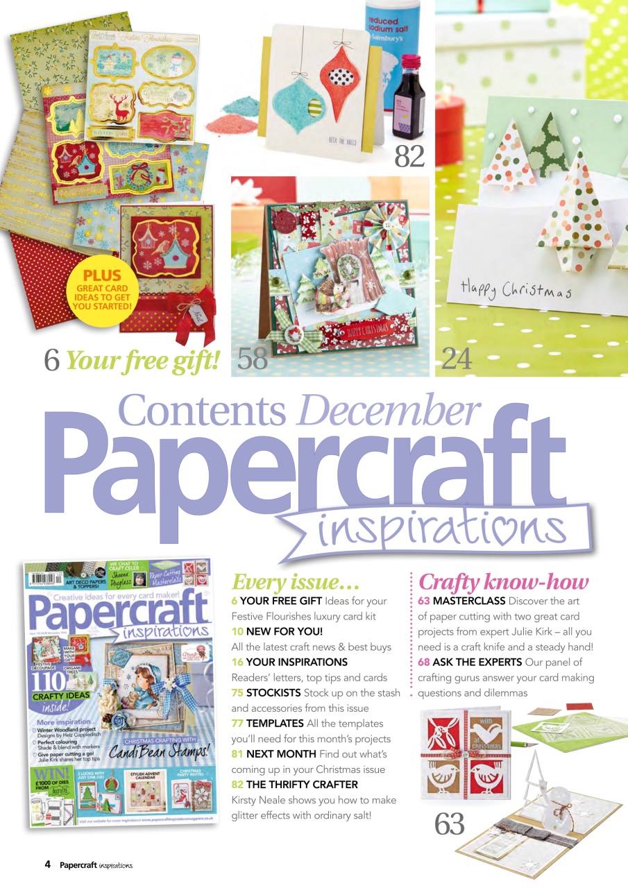 Papercraft Inspirations Preview Pages