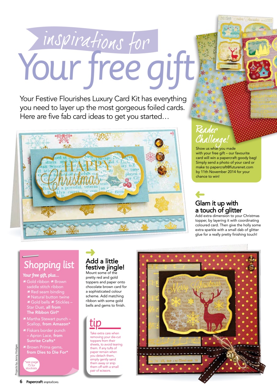Papercraft Inspirations Preview Pages