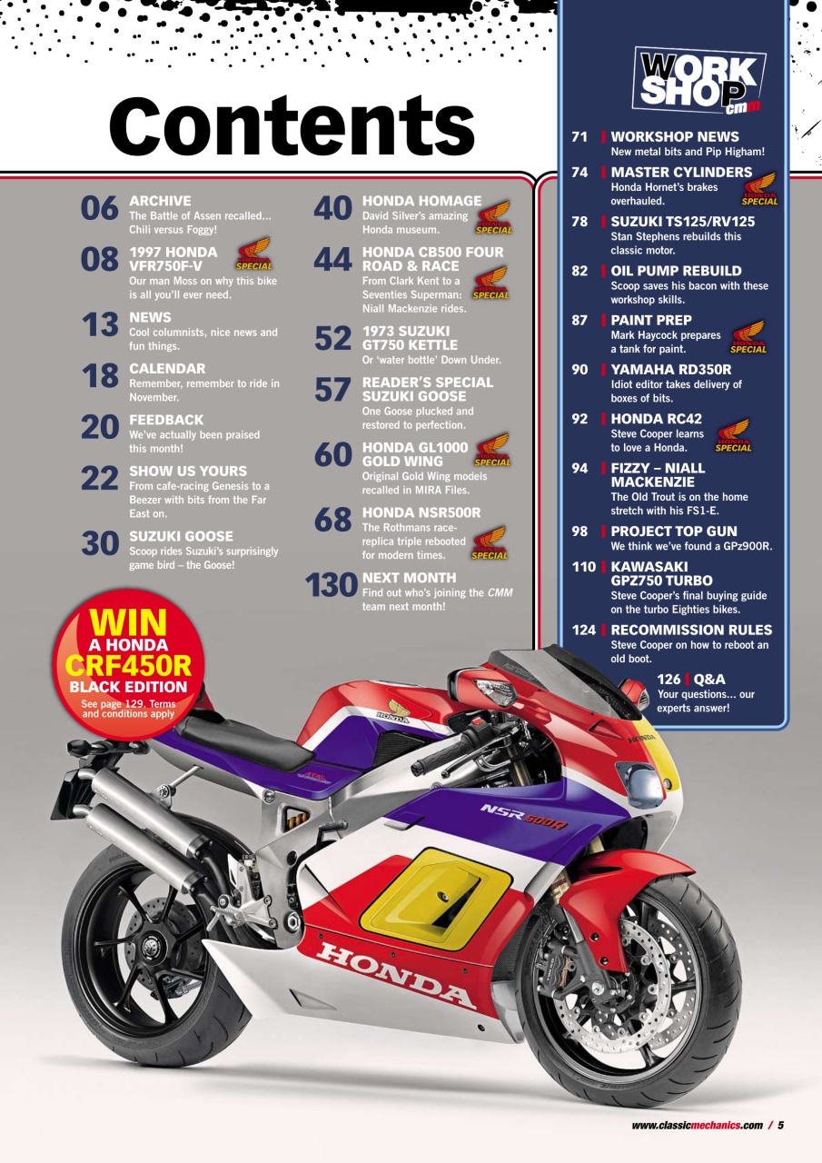 Classic Motorcycle Mechanics Preview Pages